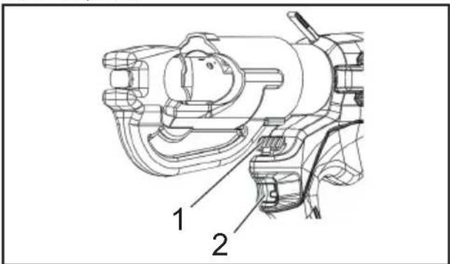 MAKITA DTC301 - Trigger &amp; Release knob - 1