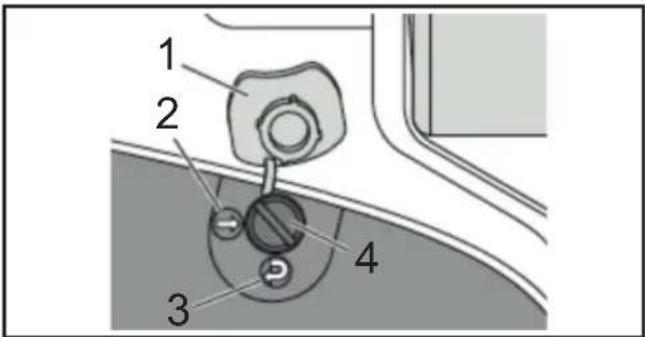 MAKITA DTC301 - Akumuliatoriaus prijungimas - 2