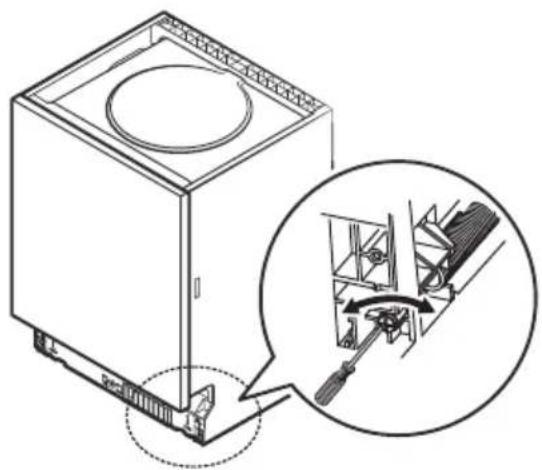 Apelson ALV-6000 WH - Step 3. Tension adjustment of the door spring - 1