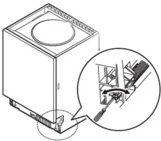 Apelson ALV-6000 WH - Paso 3. Ajuste de la tensión del muelle de la puerta - 1