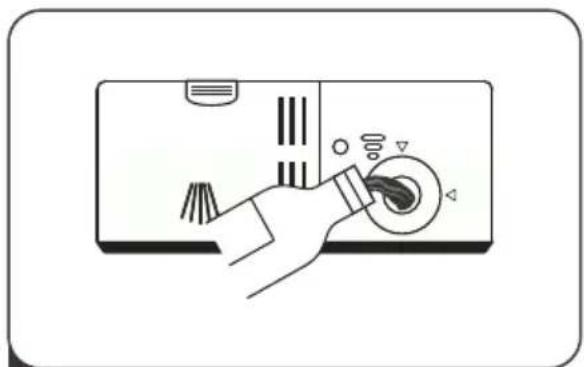 Apelson ALV-6000 WH - Filling The Rinse Aid Reservoir - 2