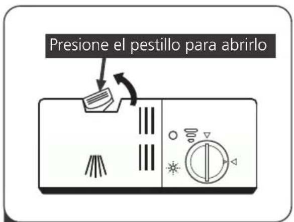 Apelson ALV-6000 WH - Llenado del dispensador de detergente - 1