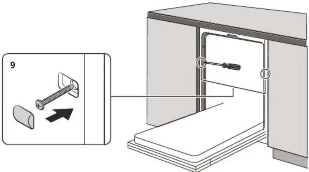 Apelson ALV-6000 WH - Étape 4. Étapes d'installation du lave-vaisselle - 2