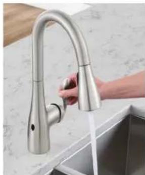 Moen Sperry 87696EWSRS - Réglage de la température du robinet mains libres - 1