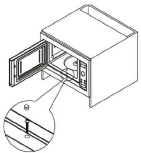 Apelson AMW 2000G X - INSTALLATION DES MIKROWELLENOFENS IM GEHÄUSE (FACH) - 2