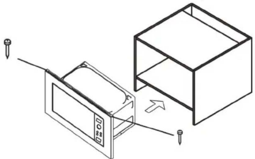 Apelson AMW 2000G X - INSTALLATION DES MIKROWELLENOFENS IM GEHÄUSE (FACH) - 1