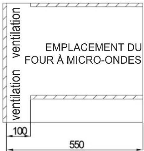 Apelson AMW 2000G X - ARMOIRE POUR FOUR À MICRO-ONDES - 1
