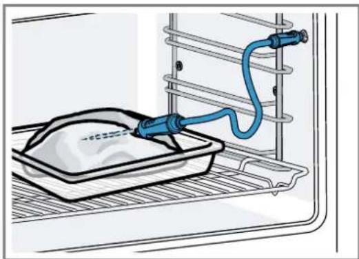 GAGGENAU GM250130 - Insérer la sonde thermométrique dans de la viande - 1