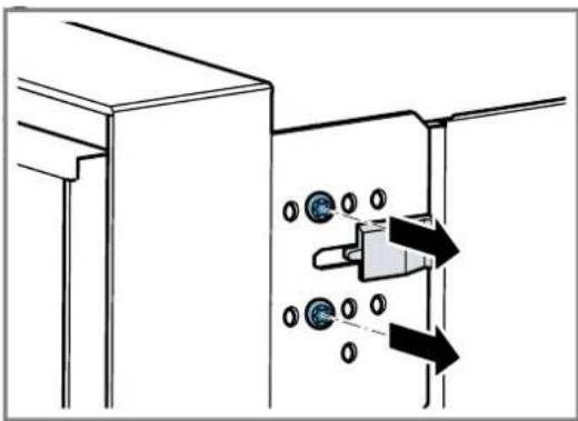 GAGGENAU GM250100 - Modifier l'angle d'ouverture de porte - 2