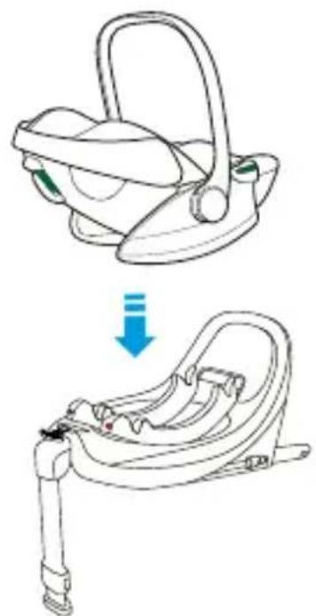 Foppapedretti Disk Infant - DESMONTAGEM DO BANCO DO CARRO DA BASE ISOFIX - 1
