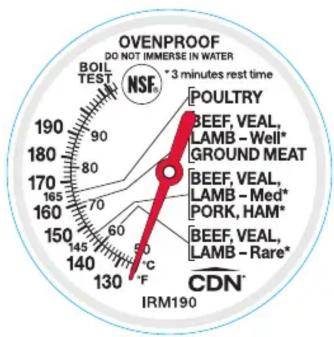 CDN ProAccurate IRM190C - POUR LES RÔTIS, VIANDES & VOLAILLES - 1