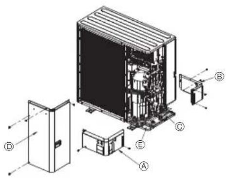MITSUBISHI Ecodan PUZ-SWM100VAA - OPOZORILO: - 1