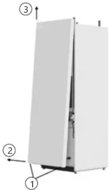 PANASONIC Aquarea PAW-TD23B6E5 - Zdejmowanie pokrywy przedniej - 1