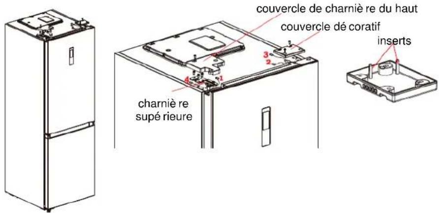 NODOR NorFrost HAIL 201 NF GSW - Changement de porte droite-gauche - 11