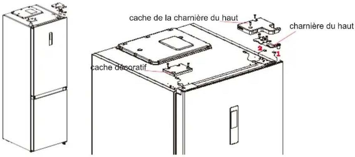 NODOR NorFrost HAIL 201 NF GSW - Changement de porte droite-gauche - 5