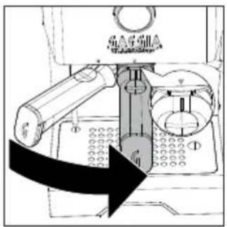 GAGGIA Classic GT - Comment accrocher le porte-filtre - 1
