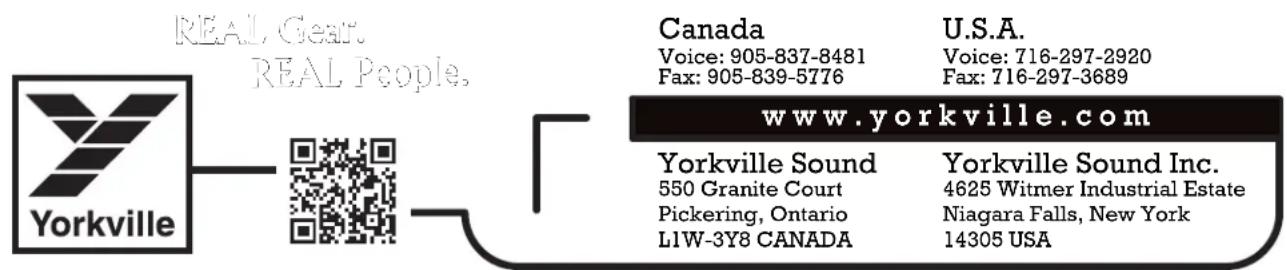 YORKVILLE YXL Tower10 - Unlimited Warranty - 1