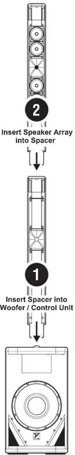 YORKVILLE YXL Tower10 - Canal 2 Mic / Line In - 1