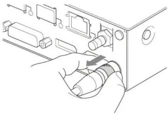 SONY NU-IP3R - Déconnexion du câble d'alimentation - 1