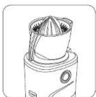 KUVINGS KHS2571CE - COMMENT UTILISER LE PRESSE-AGRUMES - 4