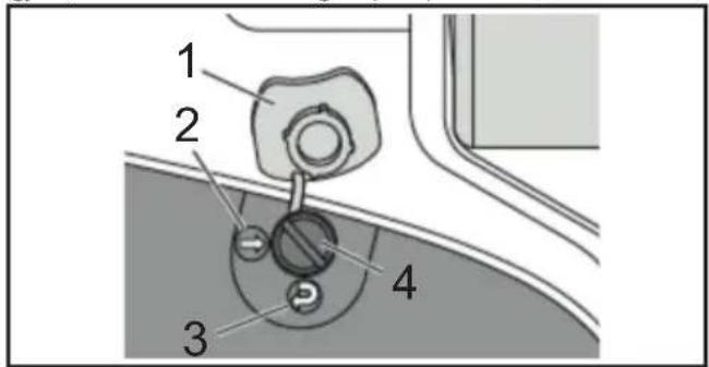 MAKITA DTC303 - Velg Automatisk tilbaketrekking / Manuell - 1