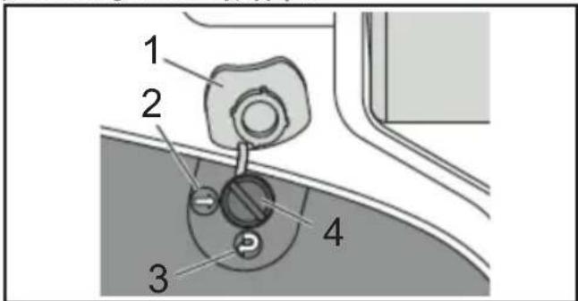 MAKITA DTC303 - Akumuliatoriaus prijungimas - 2