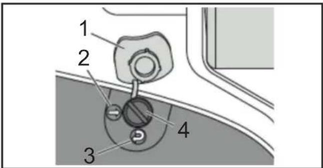 MAKITA DTC303 - Sélection de la fonction rétraction automatique/manuelle - 1