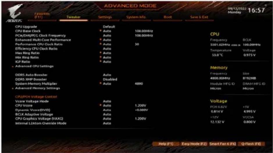 GIGABYTE B760M Aorus Elite WiFi6E DDR4 Gen5 - Tweaker - 1