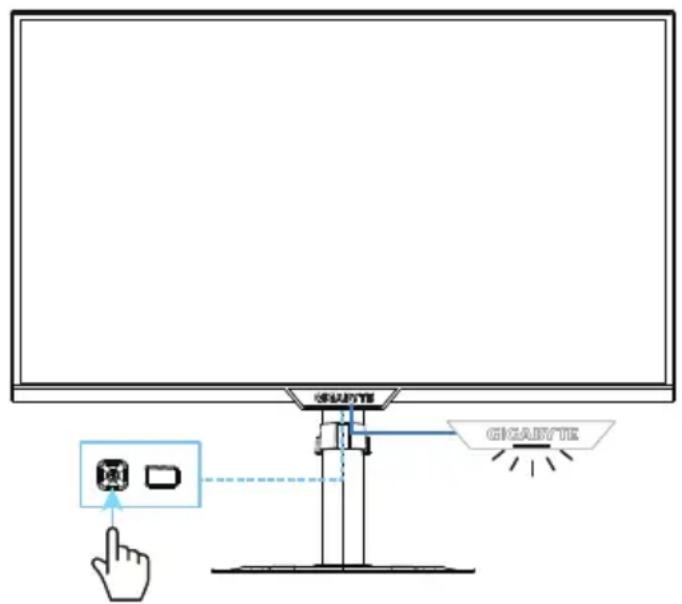 GIGABYTE G27UP - Mise sous tension - 1