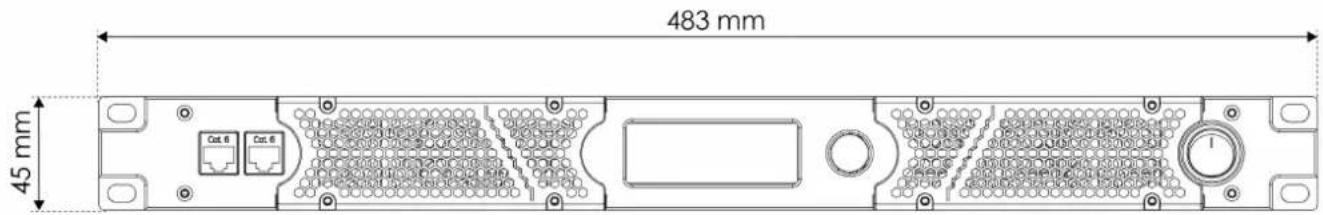 DAP-Audio TA-4.3400 - Dimensions - 1