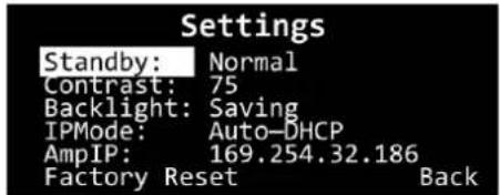 DAP-Audio TA-4.3400 - Réglages - 1