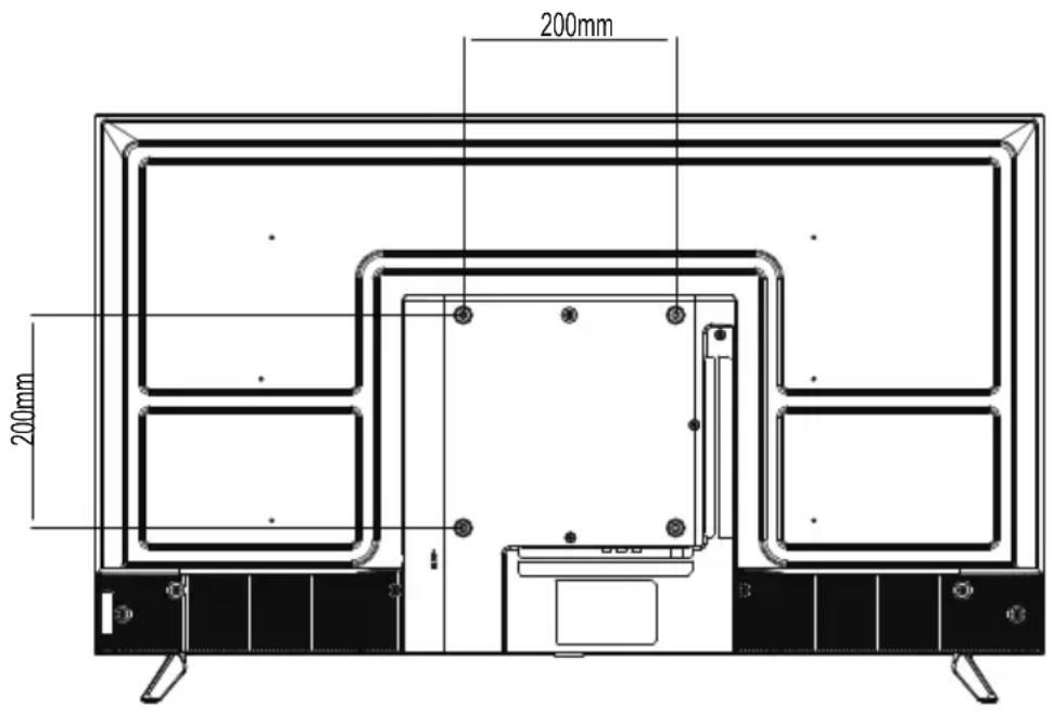EDENWOOD ED40A05FHD-MM - MONTAJE EN PARED - 1