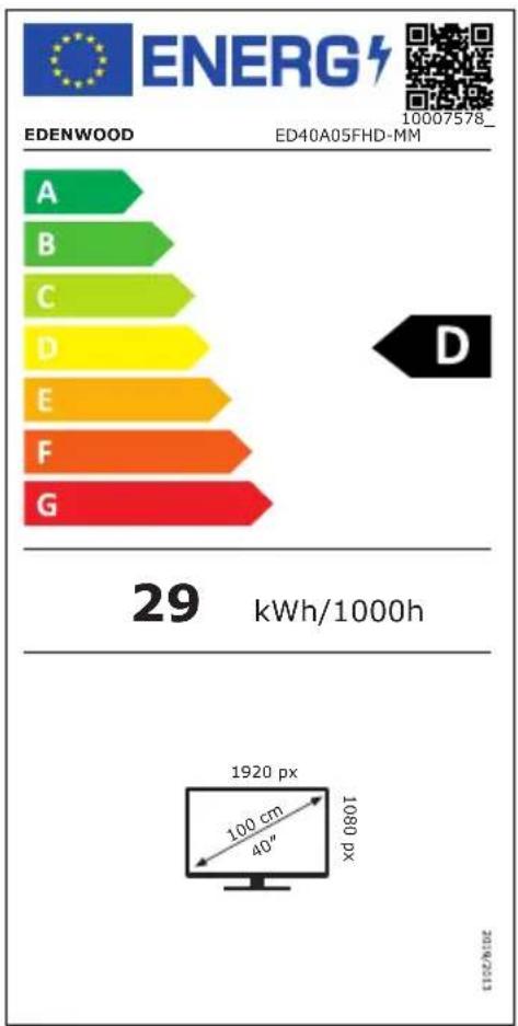 EDENWOOD ED40A05FHD-MM - REMARQUES : - 2