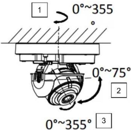 ABUS HDCC62522 - Alignment of the camera - 2