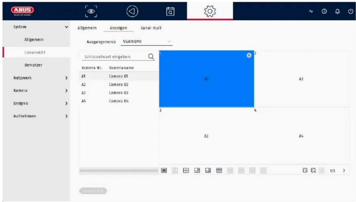 ABUS TVVR33803 - Layout / Anzeigen - 1