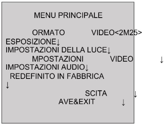 ABUS TVCC55512 - MENU PRINCIPALE - 1