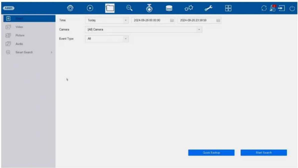 ABUS NVR10051 - 5) Gestion des fichiers - 1