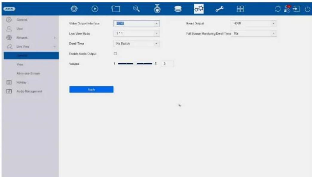 ABUS NVR10051 - Vue en direct - 1