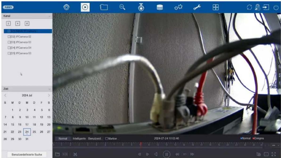 ABUS NVR10051 - 4) Visualizzazione riproduzione - 1