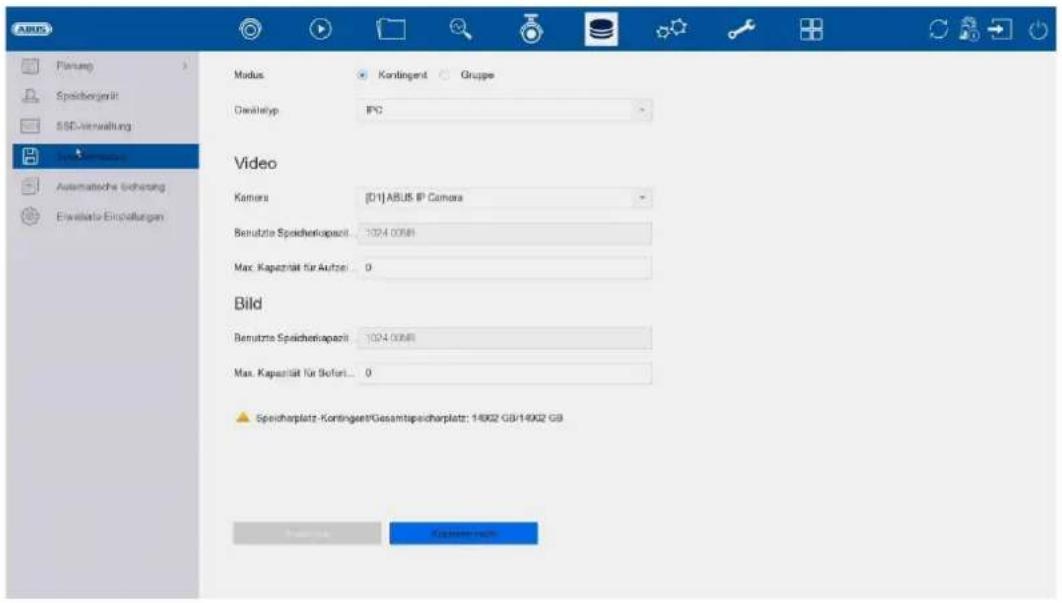 ABUS NVR10051 - Modalità di memorizzazione - 1