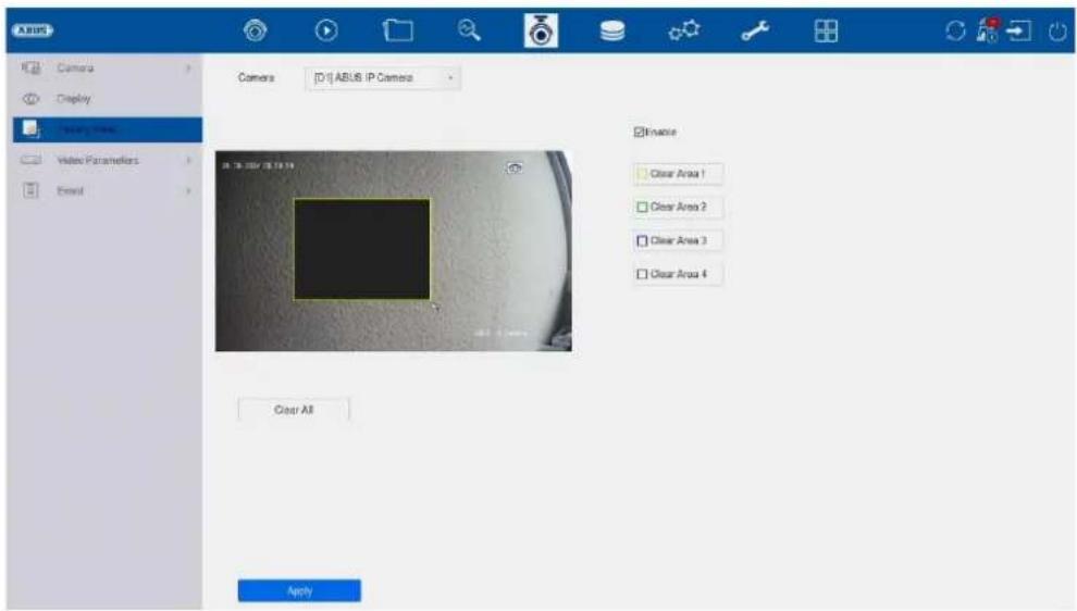 ABUS NVR10051 - Privacy Mask - 1
