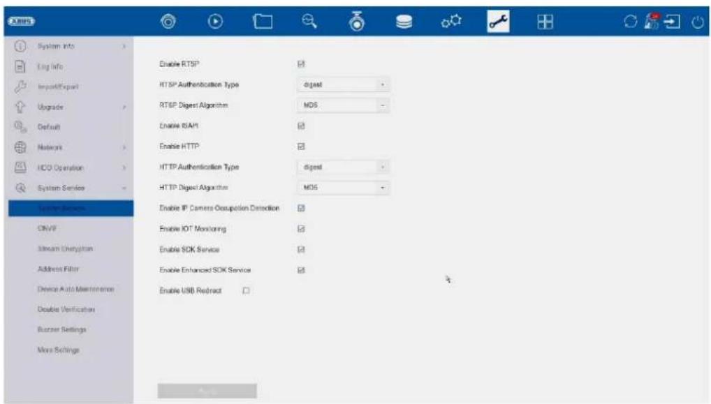ABUS NVR10051 - Advanced settings - 1
