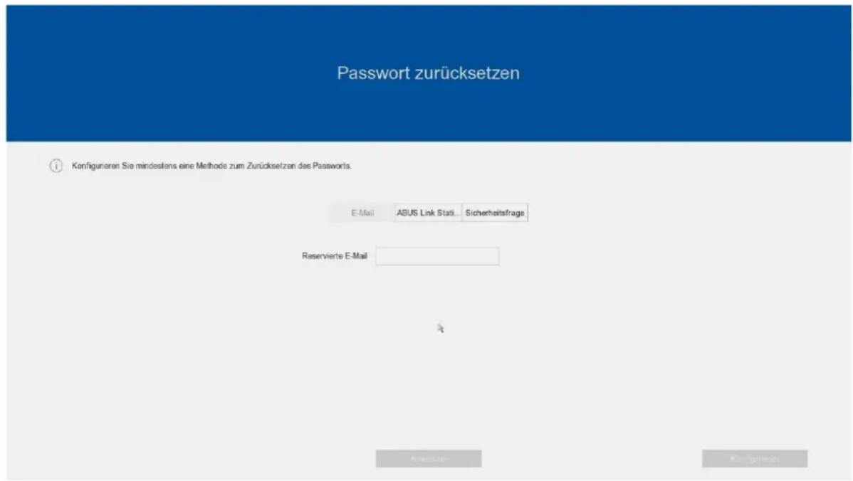 ABUS NVR10051 - 2) Primi passi / Assistente di configurazione - 2