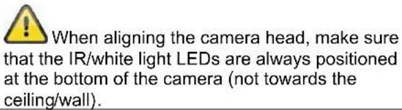 ABUS HDCC32512 - Alignment of the camera - 4
