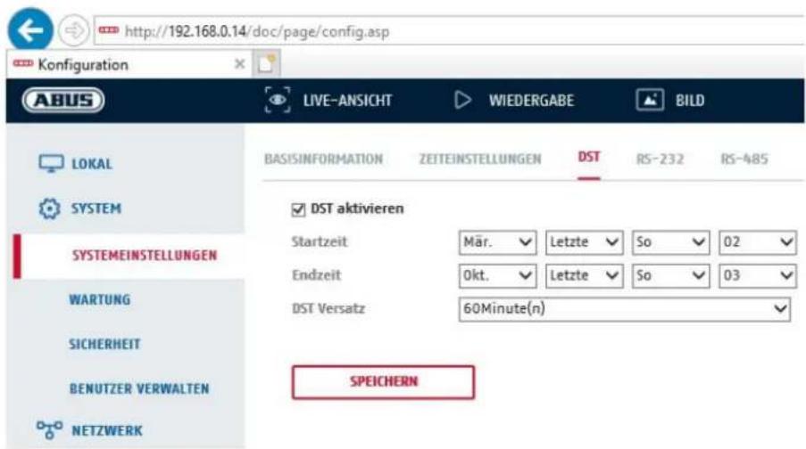ABUS IPCA64512A - DST / Sommerzeit - 1