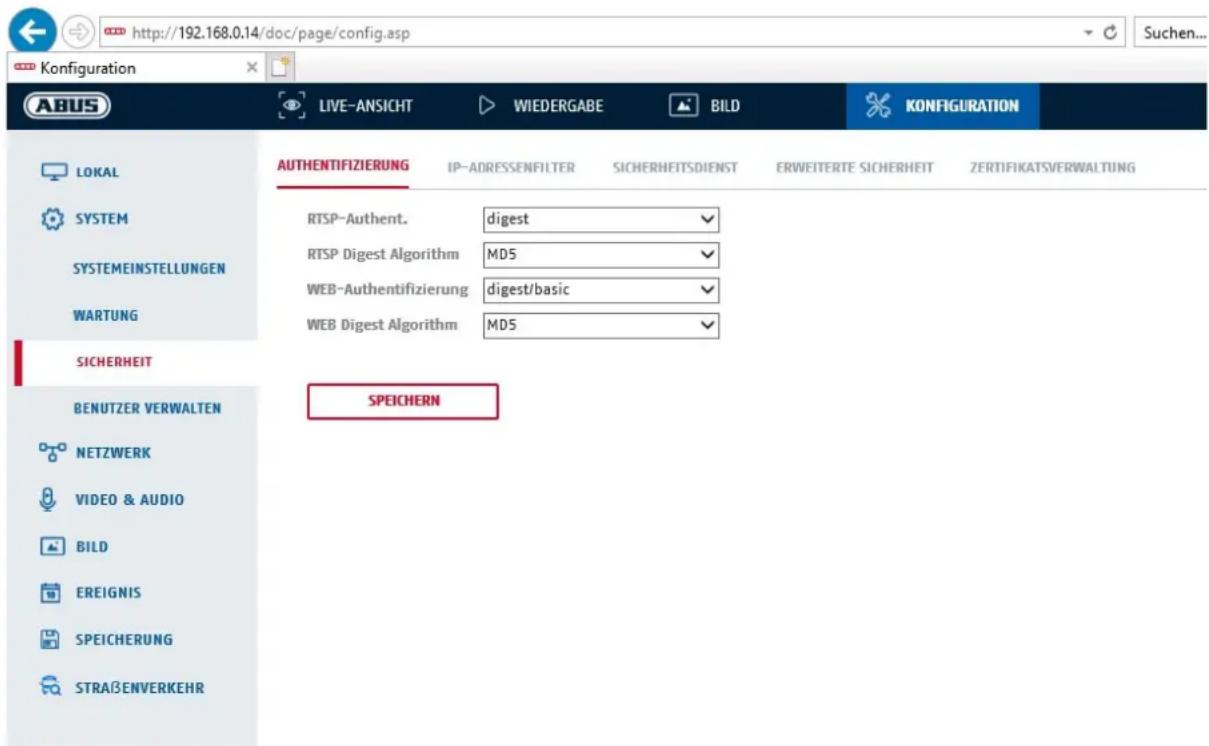 ABUS IPCA64512A - Authentication - 1