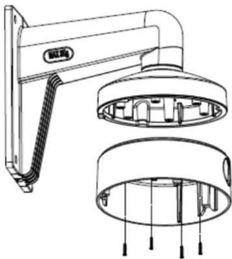 ABUS HDCC78551 - Installation på vægbeslaget - 2