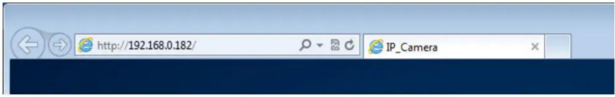 ABUS IPCA54512B - Accessing the network camera via a web browser - 1