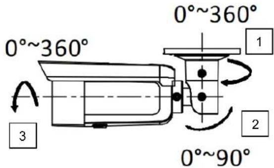 ABUS HDCC72522 - Uitlijning van de camera - 1