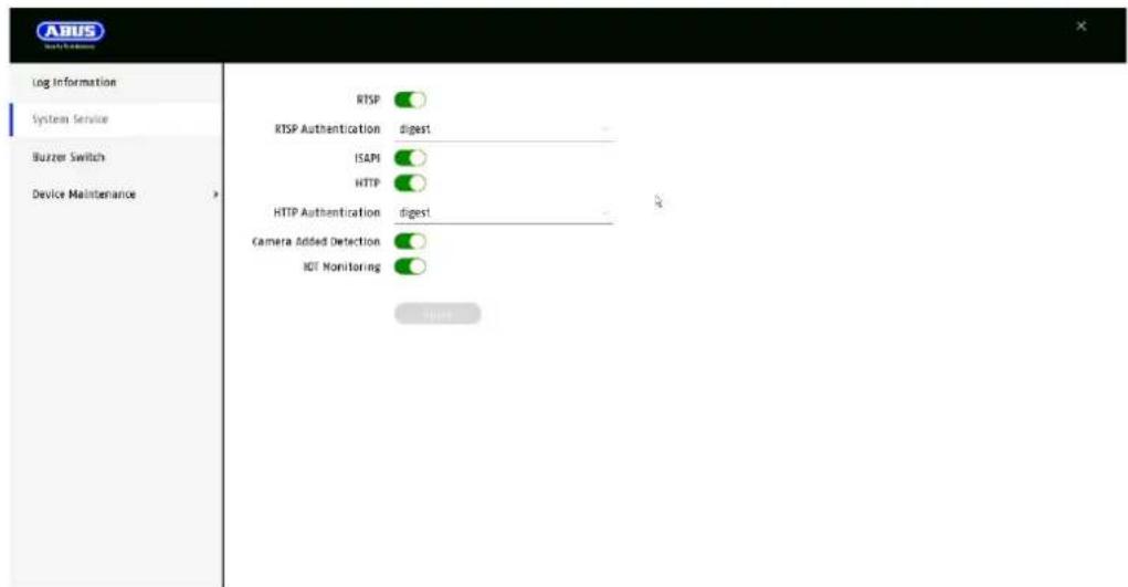 ABUS TVVR36402 - Vedligheholdelse af systemet - 1